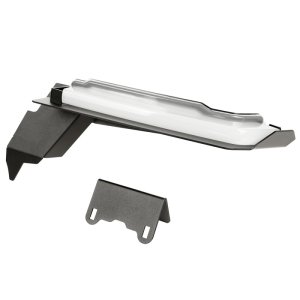 Jeep Wrangler Fender Flares - Front - Rugged Ridge - Chop Brackets w/Daytime Running Lights - Black - `18-`22